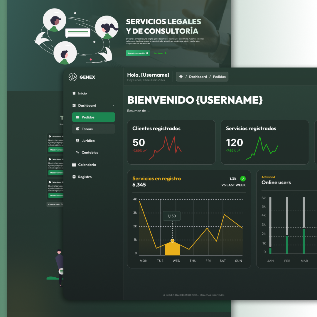 Diseño UI/UX - GENEX Consultoría